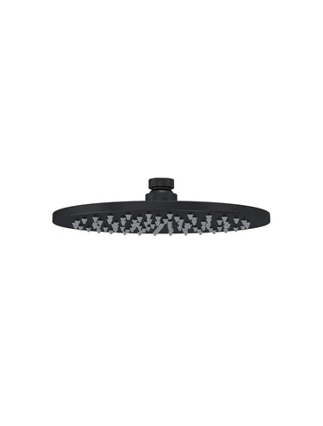 Round Shower Rose 200mm - Matte black