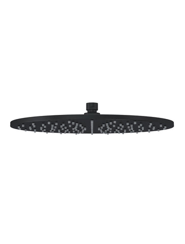 Round Shower Rose 300mm - Matte Black