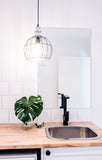 Square Kitchen Mixer Tap - Matte Black - MK01