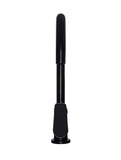 Round Gooseneck Kitchen Mixer Tap with Paddle Handle - Matte Black - MK03PD