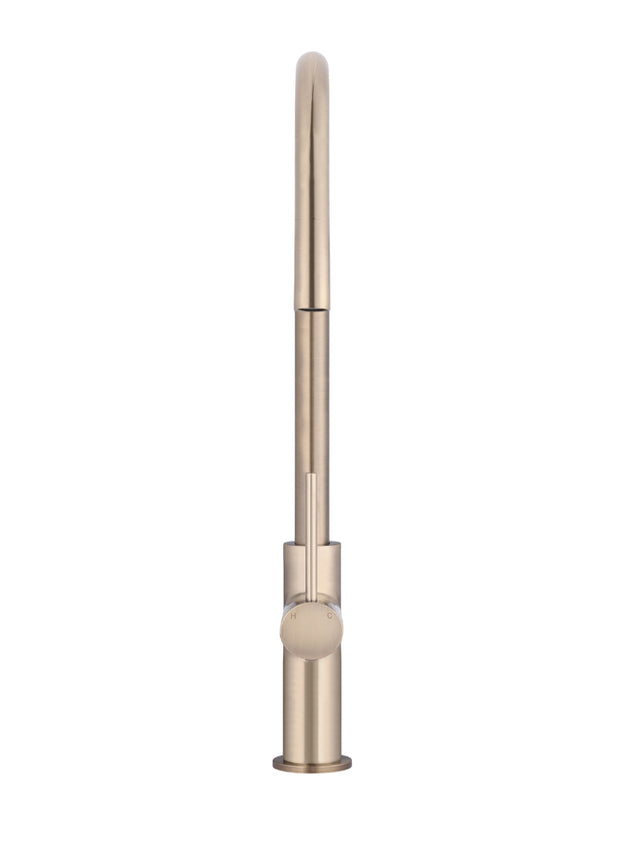 Round Piccola Pull Out Kitchen Mixer Tap - Default Title (SKU: MK17-CH) by Meir