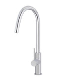 Round Piccola Pull Out Kitchen Mixer Tap - Polished Chrome - MK17-C