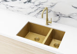 Lavello Kitchen Sink - One and Half Bowl 670 x 440 - Brushed Bronze Gold - MKSP-D670440-BB