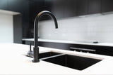 Lavello Kitchen Sink - One and Half Bowl 670 x 440 - Gunmetal Black - MKSP-D670440-GM