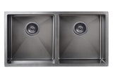 Lavello Kitchen Sink - Double Bowl 860 x 440 - Gunmetal Black - MKSP-D860440-GM