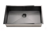 Lavello Kitchen Sink - Single Bowl 760 x 440 - Gunmetal Black - MKSP-S760440-GM
