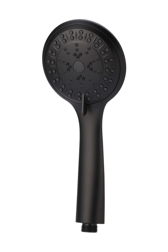 Round Hand Shower Three-Function - Matte Black (SKU: MP01-B) by Meir