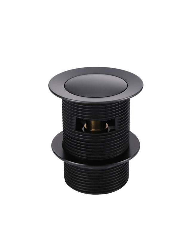 Pop Up Waste 40mm - Overflow / Slotted - Matte Black (SKU: MP04-A40) by Meir