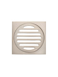 Square Floor Grate Shower Drain 100mm outlet - Champagne - MP06-100-CH