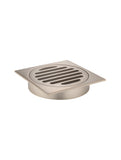 Square Floor Grate Shower Drain 100mm outlet - Champagne - MP06-100-CH