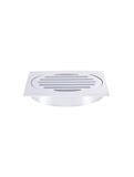 Meir Floor Shower Grate - 100mm - Polished Chrome - MP06-100-C