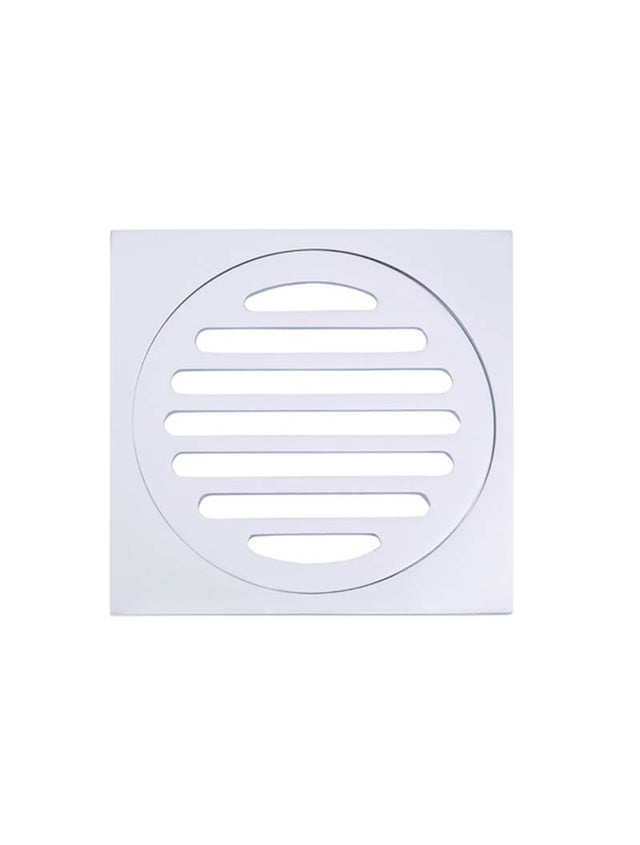 Square Floor Grate Shower Drain 100mm outlet - Default Title (SKU: MP06-100-C) by Meir