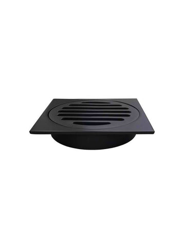 Meir Floor Shower Grate - 100mm - Matte Black