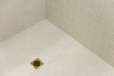 Square Floor Grate Shower Drain 100mm outlet - PVD Tiger Bronze - MP06-100-PVDBB