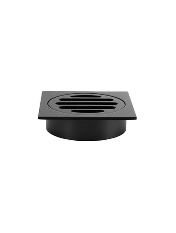 Meir Floor Shower Grate - 80mm - Matte Black