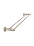 Round Double Towel Rail 600mm - Champagne - MR01-R-CH