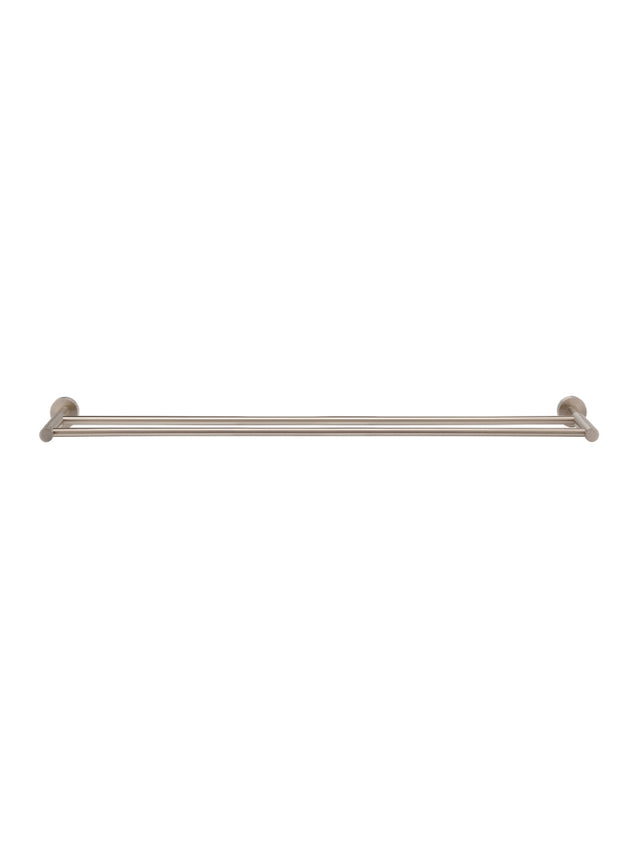 Round Double Towel Rail 900mm - Champagne (SKU: MR01-R90-CH) by Meir