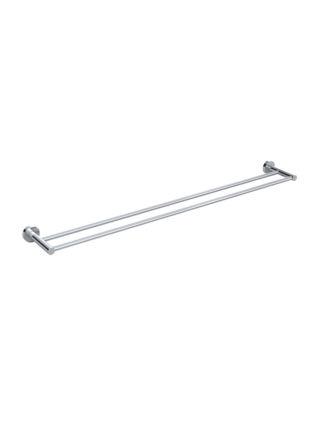 Round Double Towel Rail 900mm - Polished Chrome (SKU: MR01-R90-C) by Meir