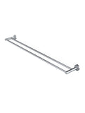 Round Double Towel Rail 900mm - Polished Chrome - MR01-R90-C