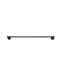 Round Single Towel Rail 600mm - Matte Black - MR01-SR60