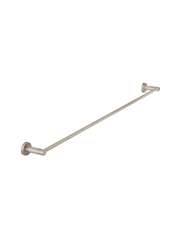 Round Single Towel Rail - Champagne