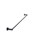 Meir Round Single Towel Rail 90cm - Matte Black - MR01-SR90