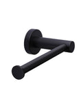 Round Matte Black Toilet Roll Holder - MR02-R