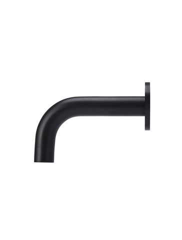 Universal Round Curved Spout 130mm - Matte Black
