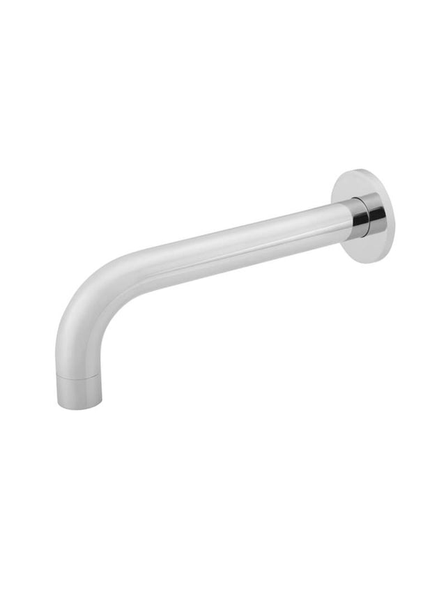 Universal Round Curved Spout - Polished Chrome
