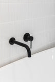 Universal Round Curved Spout - Matte Black - MS05