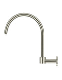 Round High-Rise Swivel Wall Spout - PVD Brushed Nickel - MS07-PVDBN