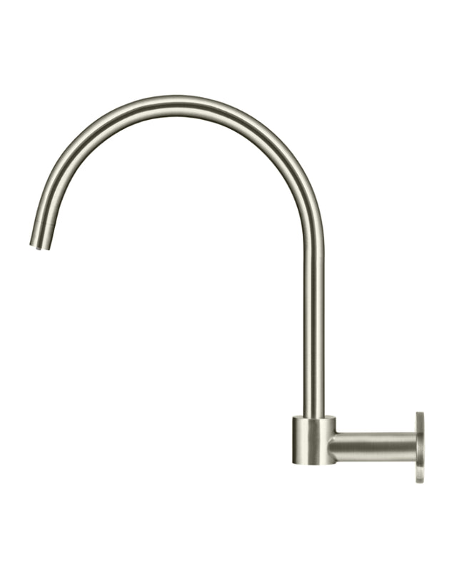 Round High-Rise Swivel Wall Spout - Default Title (SKU: MS07-PVDBN) by Meir