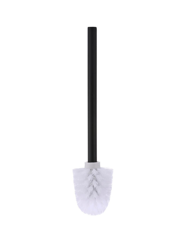Round Toilet Brush & Holder - Matte Black (SKU: MTO01-R) by Meir