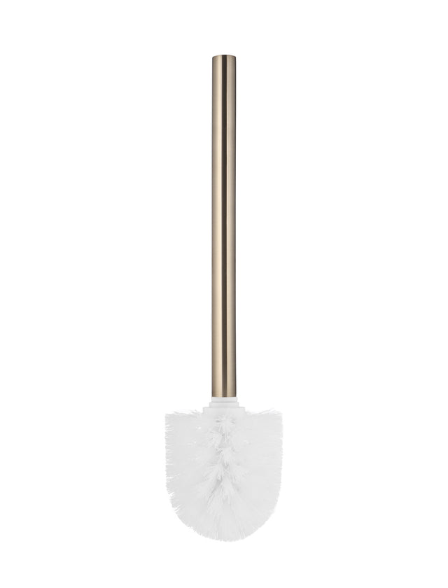 Round Toilet Brush & Holder - Champagne (SKU: MTO01-R-CH) by Meir