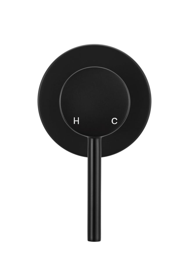 Round Wall Mixer - Matte Black (SKU: MW03) by Meir