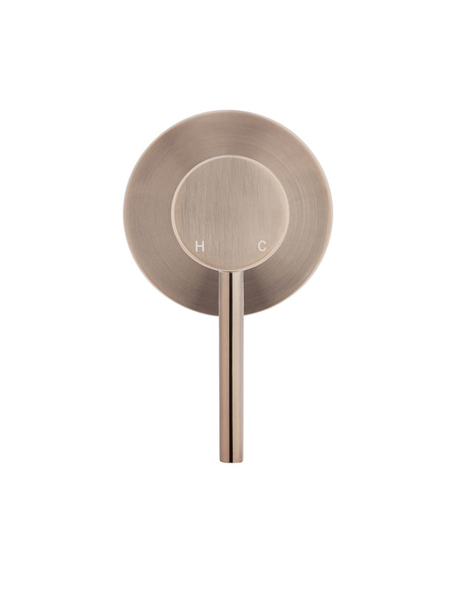 Round Wall Mixer - Champagne (SKU: MW03-CH) by Meir