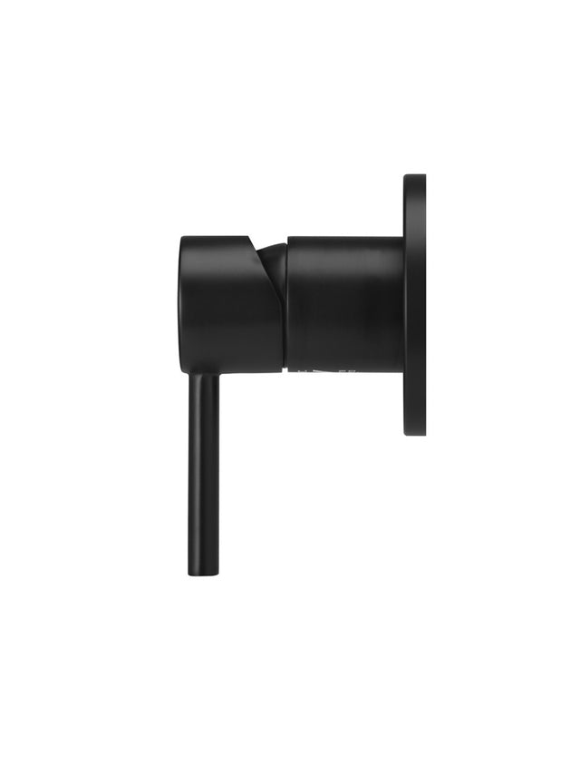 Round Wall Mixer - Matte Black (SKU: MW03) by Meir