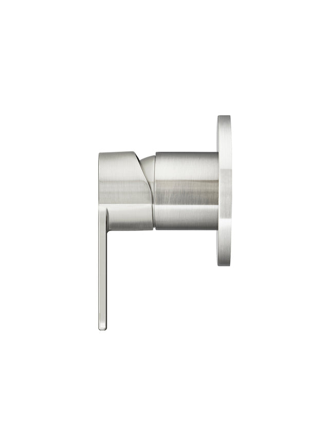 Round Paddle Wall Mixer - PVD Brushed Nickel (SKU: MW03PD-PVDBN) by Meir