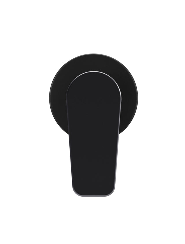 Round Paddle Wall Mixer - Matte Black (SKU: MW03PD) by Meir