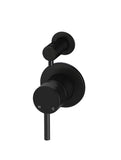 Round Diverter Mixer - Matte Black - MW07TS