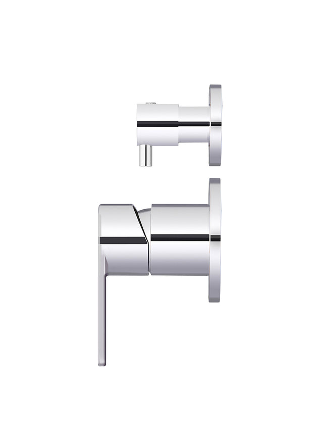 Round Paddle Diverter Mixer - Polished Chrome (SKU: MW07TSPD-C) by Meir