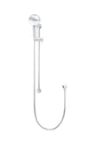 Round Three Function Hand Shower on Rail Column - Polished Chrome - MZ0402-C