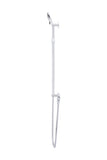 Round Three Function Hand Shower on Rail Column - Polished Chrome - MZ0402-C