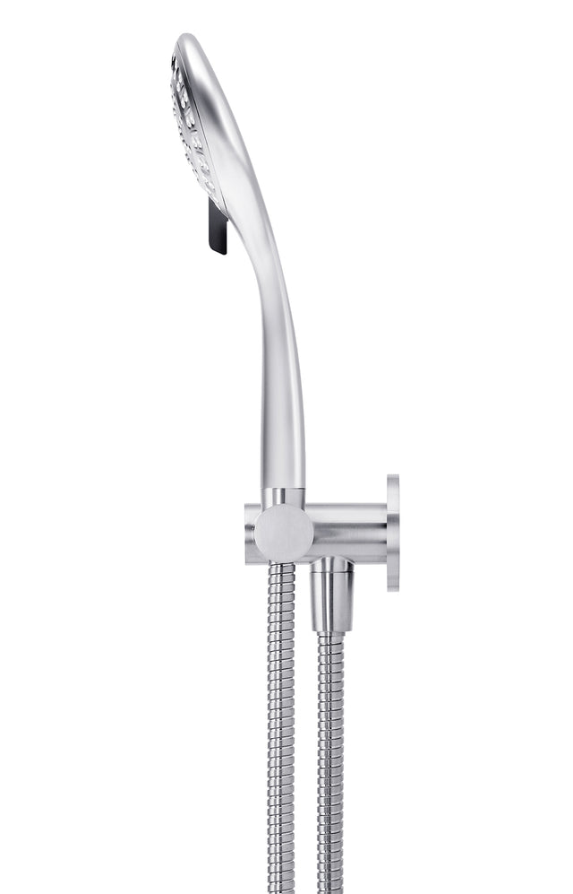 Round Hand Shower on Swivel Bracket - Polished Chrome (SKU: MZ06-C) by Meir