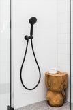Round Hand Shower on Swivel Bracket - Matte Black - MZ06