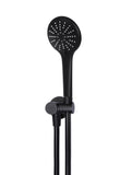 Round Hand Shower on Swivel Bracket - Matte Black - MZ06