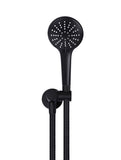 Round Hand Shower on Swivel Bracket - Matte Black - MZ06