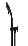 Round Hand Shower on Swivel Bracket - Matte Black - MZ06