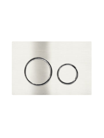 Meir Sigma 21 Dual Flush Plates for Geberit - PVD Brushed Nickel