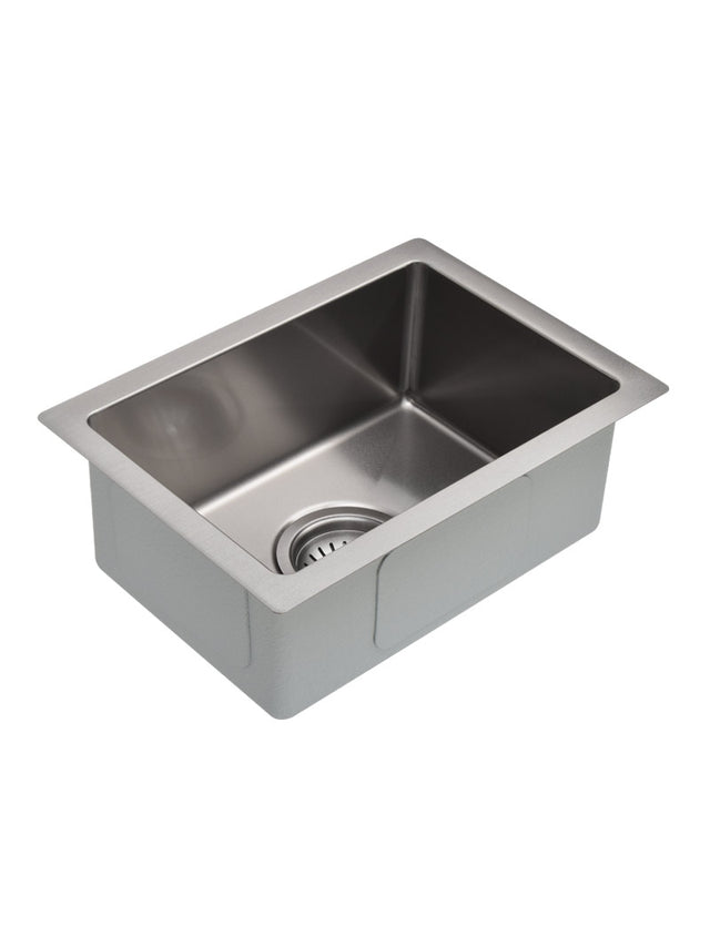 Lavello Bar Sink - Single Bowl 382 x 272 - PVD Brushed Nickel (SKU: MKSP-S322222-NK) by Meir